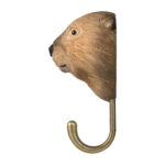 Handgeschnitzter Haken Biber