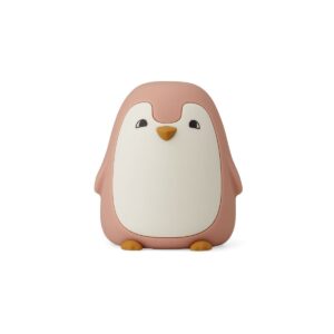 Ditlev night light - Penguin dark rose