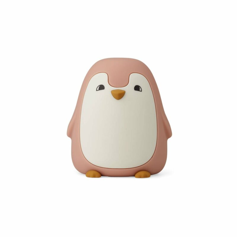 Ditlev night light - Penguin dark rose