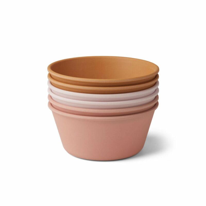 Liewood - Greta Bamboo Bowls (dark rose)