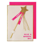 Meri Meri - Magic Wand Birthday Card