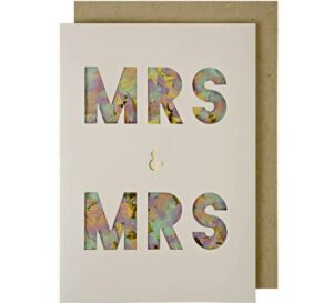 Meri Meri - Mr & Mrs Confetti Shaker Card