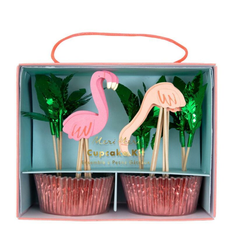 Meri Meri - Neon Flamingo Cupcake Kit