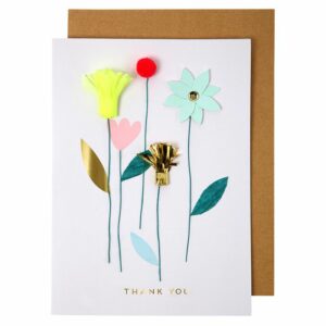 Meri Meri - Thank you Flowers Card