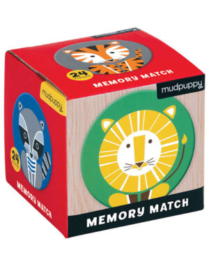Mudpuppy - Mini Memory Game (Geometric Animals)