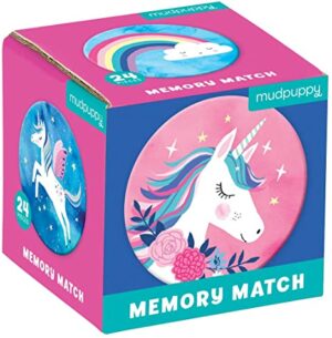 Mudpuppy - Mini Memory Game (Unicorn Magic)