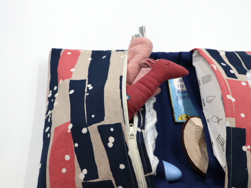 Windeltasche mit Namen "Tansan pink" – Bild 3