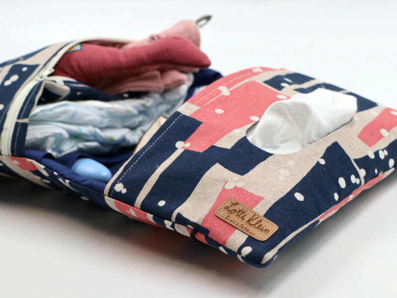 Windeltasche mit Namen "Tansan pink" – Bild 2