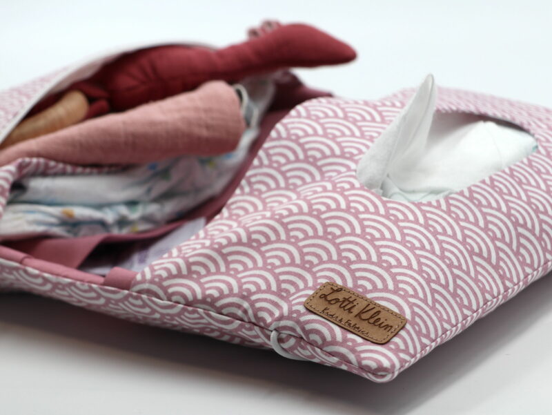Windeltasche mit Namen "Pink Wave" – Bild 2