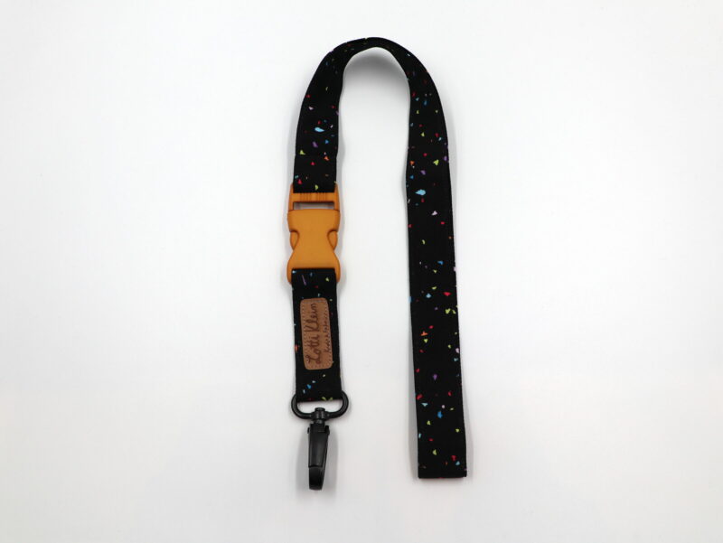 Schlüsselband "Confetti black" – Bild 2