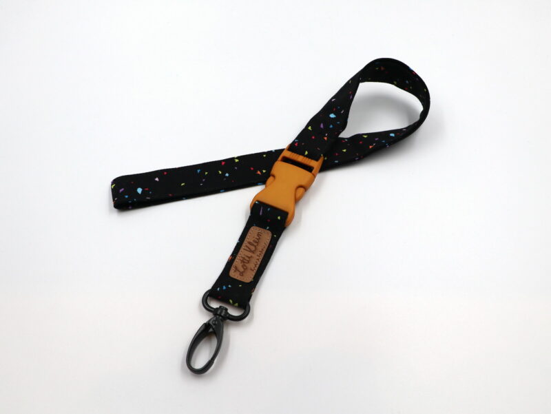 Schlüsselband "Confetti black" – Bild 4