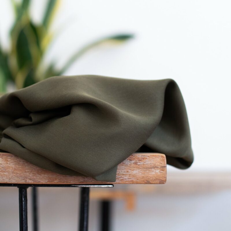 Meet Milk - Smooth Drape Twill (Khaki)