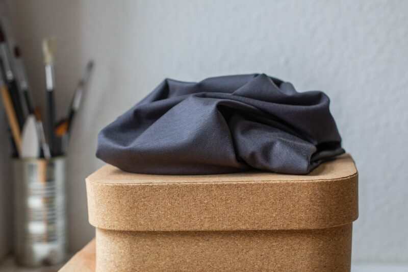 Basic Stretch Jersey mit TENCEL™ Fasern – grey – Bild 2