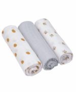 Mulltücher (3 Stk) - Swaddle & Burp Blanket L, Adventure Libelle