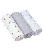 Mulltücher (3 Stk) - Swaddle & Burp Blanket L, Adventure Traktor Mulltücher (3 Stk) - Swaddle & Burp Blanket L, Adventure Traktor