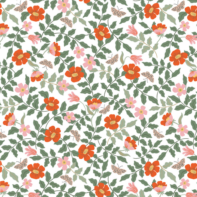 Cotton&Steel - Strawberry Fields - Primrose - Ivory