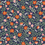 Cotton&Steel - Strawberry Fields - Primrose - Navy Fabric Cotton&Steel - Strawberry Fields - Primrose - Navy Fabric