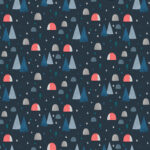Cotton&Steel - Summer Skies - Ladybug Land - Midnight Fabric