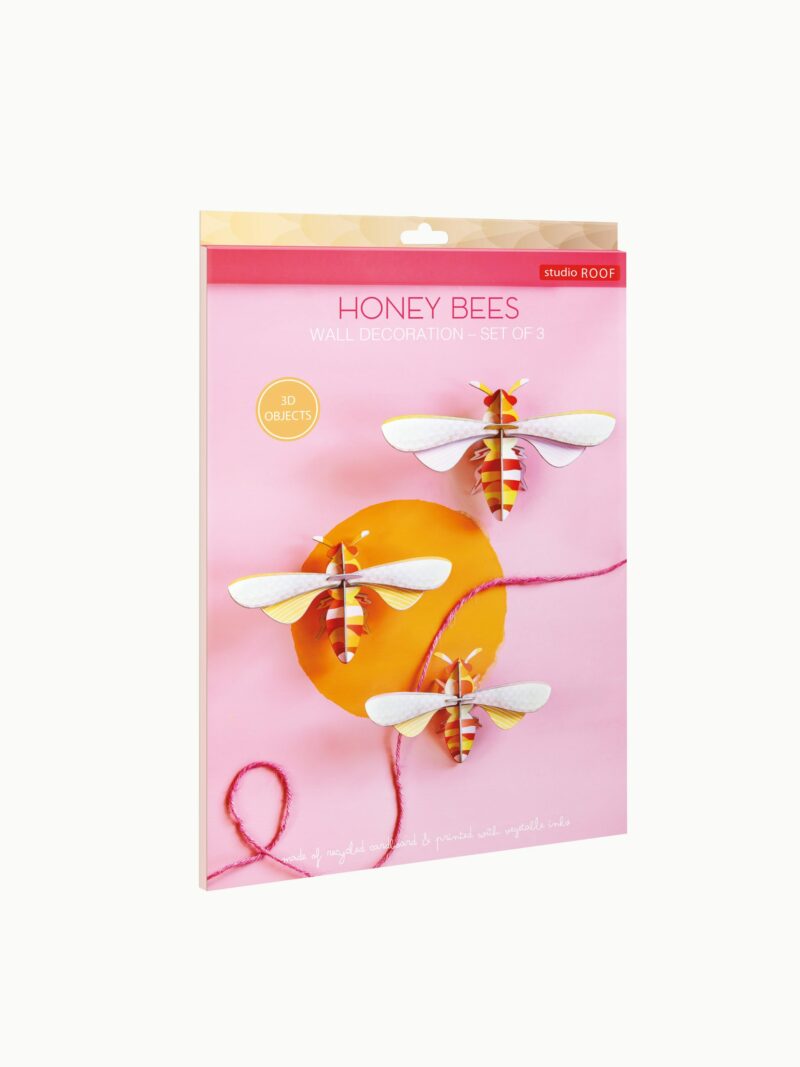 Studio Roof - honey bees, set of 3