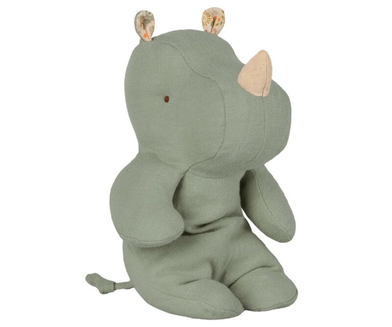 Maileg - Kleines Nashorn - dusty green- Small friend