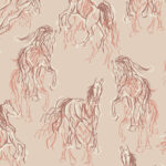 RJR Fabrics - Wild Horses - Wild Hearts Can't Be Broken - Clay
