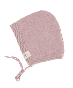 Lässig - Baby Mütze - Knitted cap light pink (0-2m)