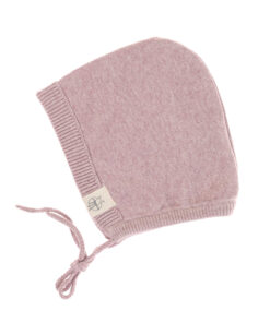 Lässig - Baby Mütze - Knitted cap light pink (2-6m)
