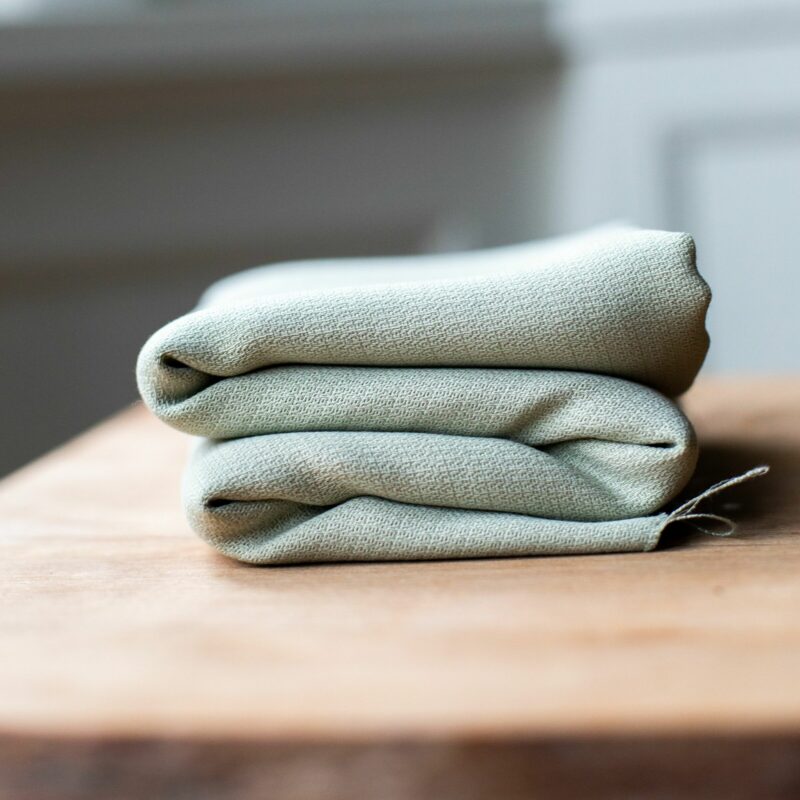 Grain Jacquard mit TENCEL™ Fasern – Soft Mint – Bild 2