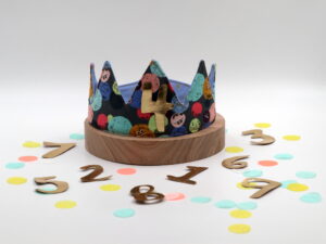 Geburtstagskrone mit Zahl - Monsterling
