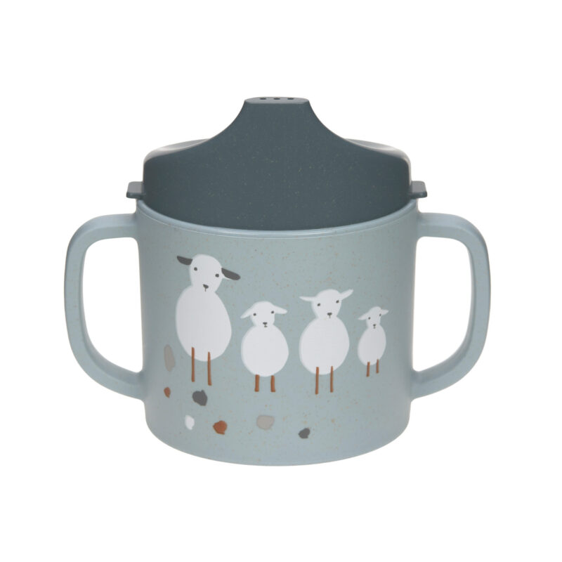 Lässig - Sippy Cup Tiny Farner Sheep blue