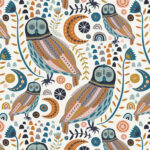 Art Gallery Fabrics - Little Forester - Sova Forester