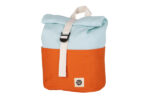 Blafre - roll top backpack 1-4y (orange+light blue) Blafre - roll top backpack 1-4y (orange+light blue)