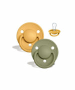 Honey Bee & Olive Silicone - Bibs de Lux (0-36m)