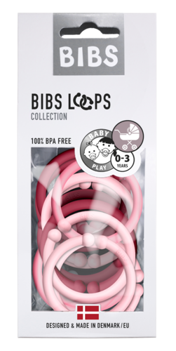 Bibs Loops - Baby Pink / Coral / Ruby