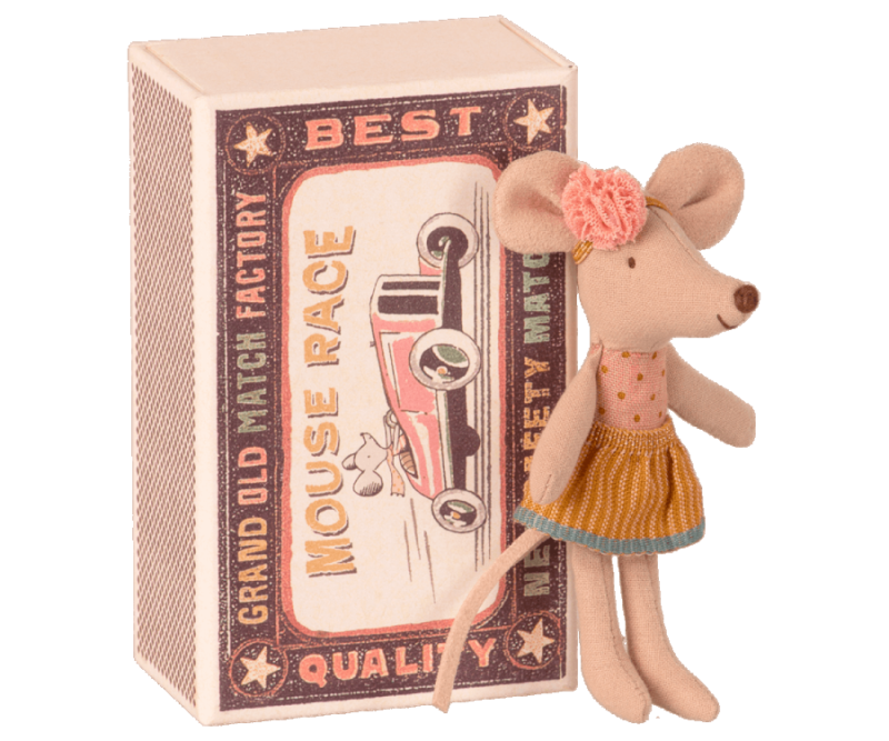 Maus "Little Sister Mouse in Matchbox" – Bild 4