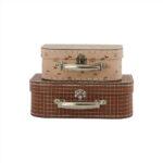 Oyoy - Koffer Rainbow & Grid (Caramel) Oyoy - Koffer Rainbow & Grid (Caramel)