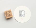 Perlenfischer - Stempel Mittel (HappyBday) Perlenfischer - Stempel Mittel (HappyBday)