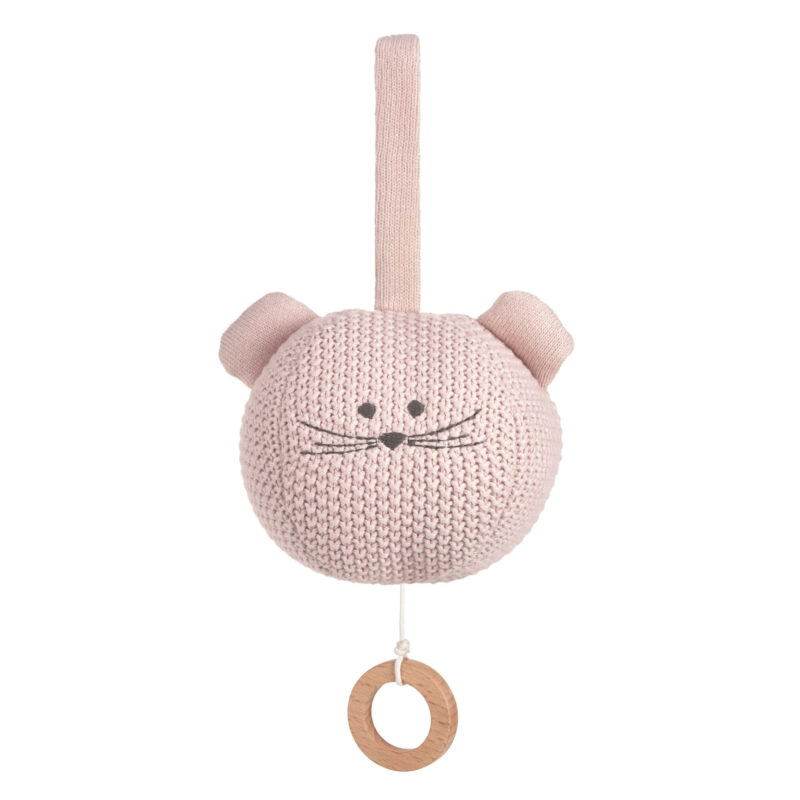 Lässig - Spieluhr Knitted Musical Little Chums (Mouse)