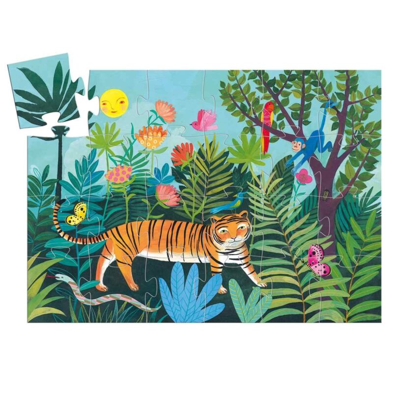 Formen Puzzle: The tiger's walk - 24Stk. * von DJECO