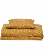 Liewood_CARL_BED_LINEN_ADULT-GRAPHIC-STROKE-CARAMEL CARL BED LINEN ADULT GRAPHIC STROKE/GOLDEN CARAMEL CARL BED LINEN ADULT GRAPHIC STROKE/GOLDEN CARAMEL