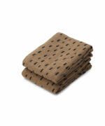 LEWIS MUSLIN CLOTH 2 PACK GRAPHIC STROKE/KHAKI LEWIS MUSLIN CLOTH 2 PACK GRAPHIC STROKE/KHAKI