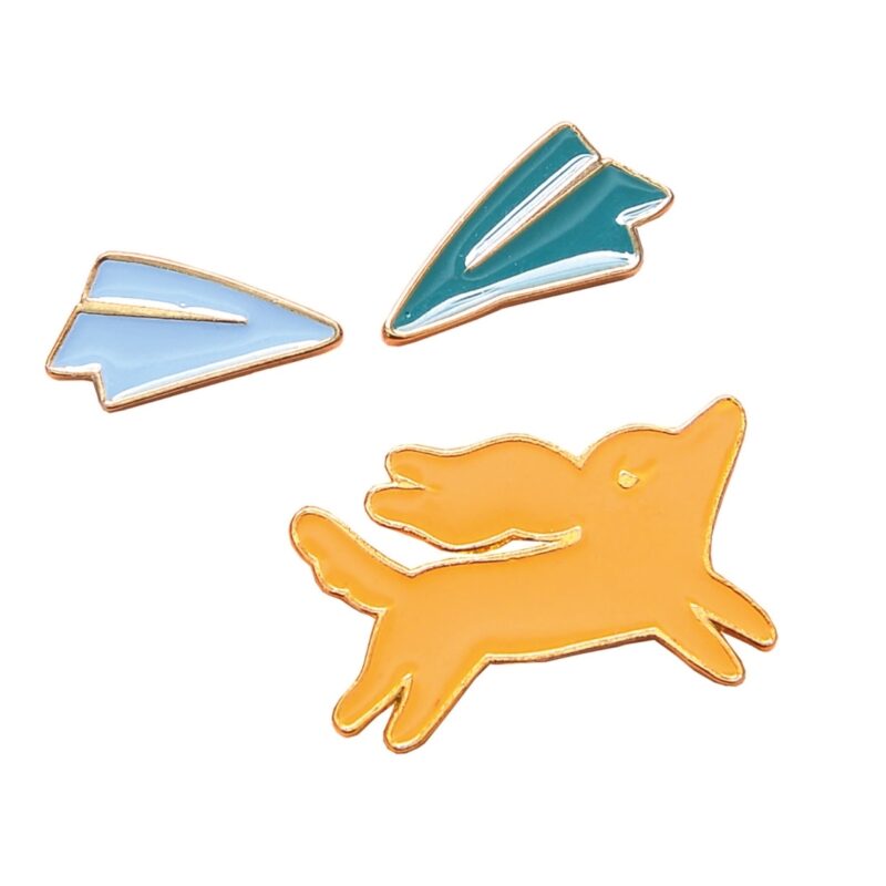 Set mit 3 Pin's Hund von MOULIN ROTY