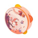 Korallenfarbenes Tamburin Dans la Jungle von MOULIN ROTY