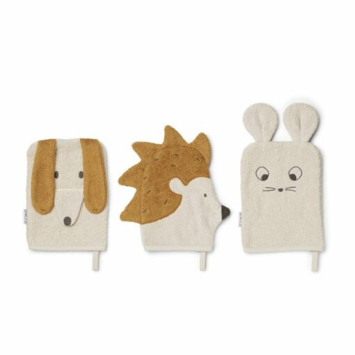 Liewood Waschlappen aus BioBaumwolle "Sylvester" Hund LottiKlein