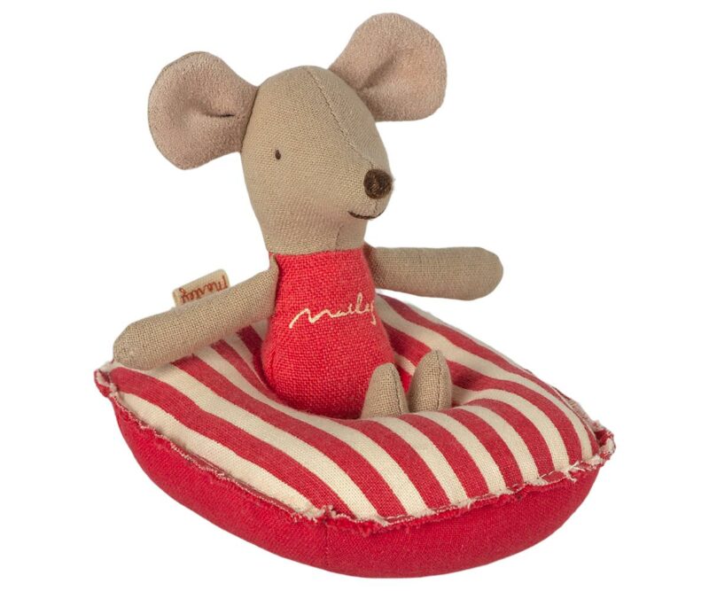 RUBBER BOAT, SMALL MOUSE - RED STRIPE