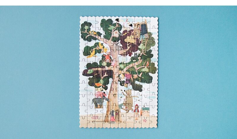 Pocket Puzzle "My tree puzzle" - Wendepuzzle mit 2 Szenen – Bild 3