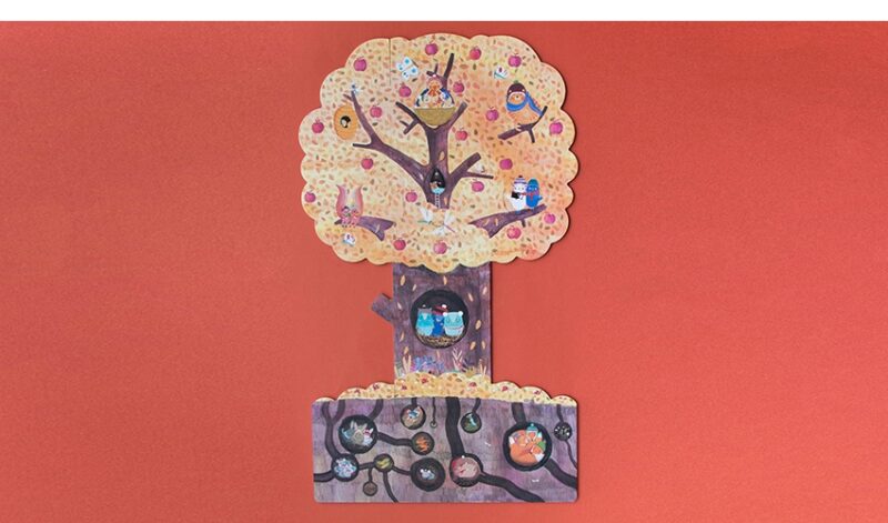 Puzzle "Mon Petit Pommier" - Wendepuzzle mit 2 Szenen – Bild 4