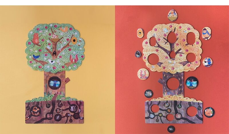 Puzzle "Mon Petit Pommier" - Wendepuzzle mit 2 Szenen – Bild 5
