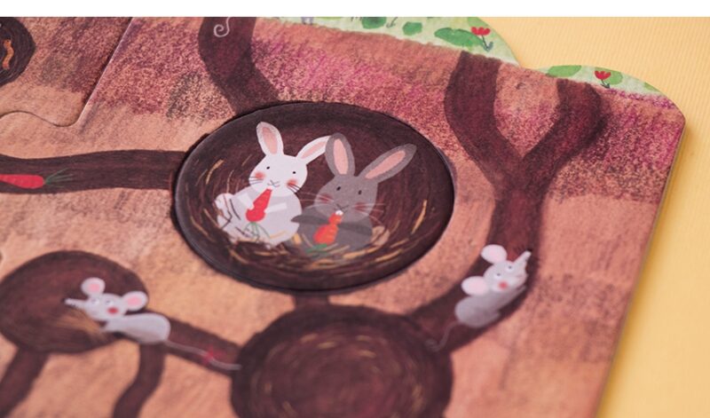 Puzzle "Mon Petit Pommier" - Wendepuzzle mit 2 Szenen – Bild 15