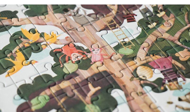 Pocket Puzzle "My tree puzzle" - Wendepuzzle mit 2 Szenen – Bild 5